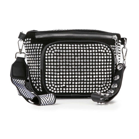 Rhinestone Petite Front Crossbody Sling