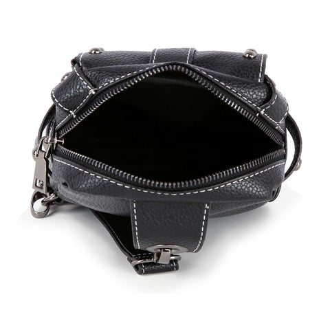 Stud and Skull Crossbody Bag