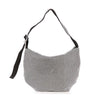 Metal Mesh Rhinestone Covered Hobo