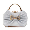 Sparkling Bow Accented Evening Bag