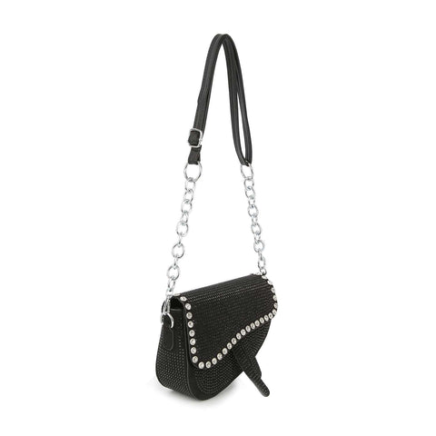 Chain Handle Petite Shoulder Bag