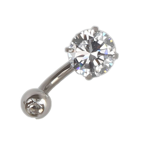 Set of 10 Dazzling Belly Button Rings