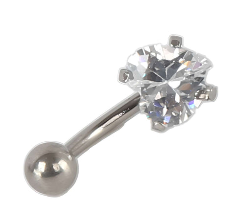 Set of 10 Dazzling Belly Button Rings