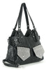 Dazzling Front Pocket Tote Handbag