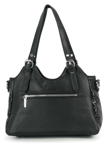Dazzling Front Pocket Tote Handbag
