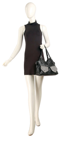 Dazzling Front Pocket Tote Handbag