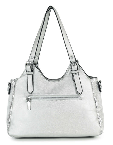 Dazzling Front Pocket Tote Handbag