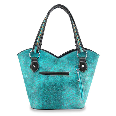 Western Style Embossed Handbag