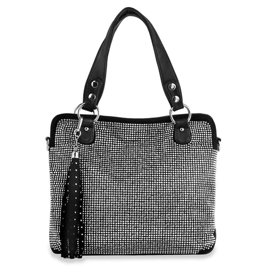Dazzling Rhinstone Covered Fashion Handbag