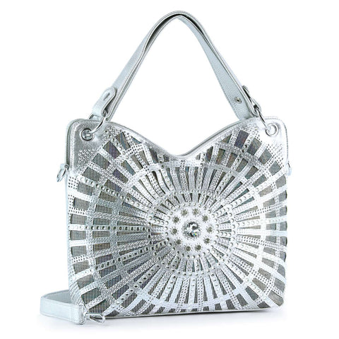 Unique Rhinestone Design Handbag