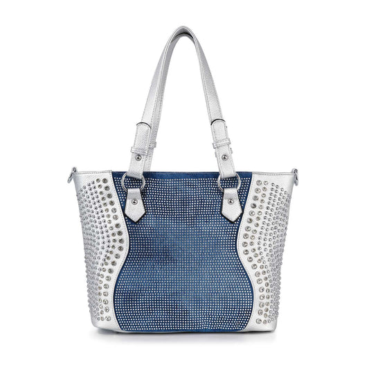 Brilliant Rhinestone Tote Handbag