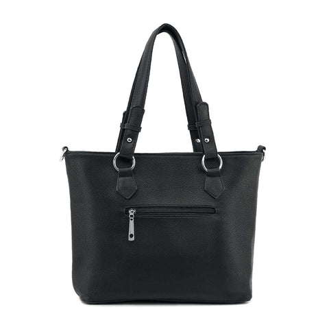 Modern Flag Rhinestone Design Shopper Tote