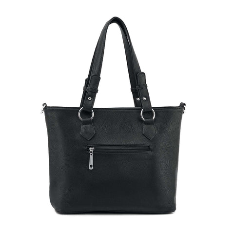 Stunning Bling Skull Tote Handbag