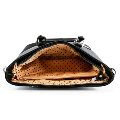 Bling Checkerboard Design Tote Handbag