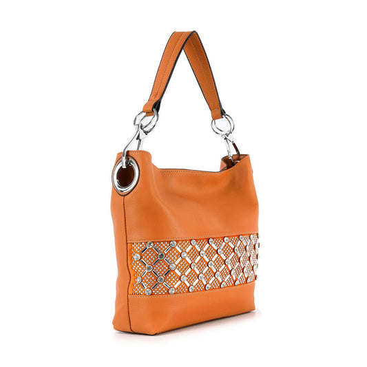 Rhinestone Bling Fashion Hobo Handbag