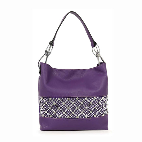 Rhinestone Bling Fashion Hobo Handbag