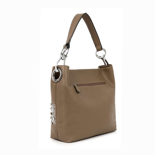 Rhinestone Bling Fashion Hobo Handbag