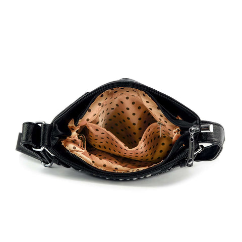 Faith Affirmations Rhinestone Crossbody Sling