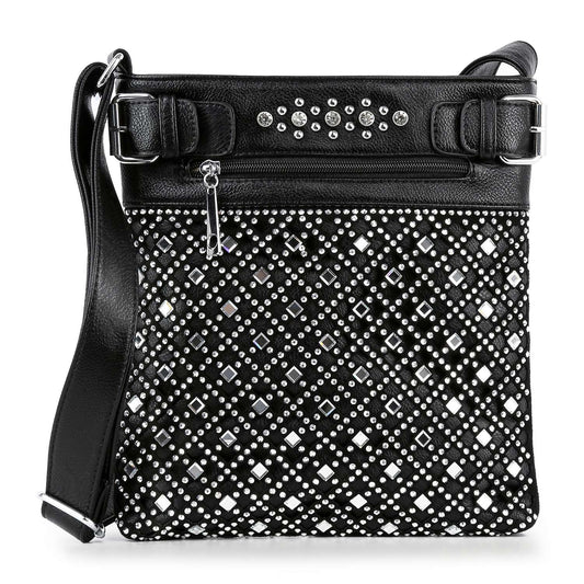 Decorative Rhinestone Crossbody Sling