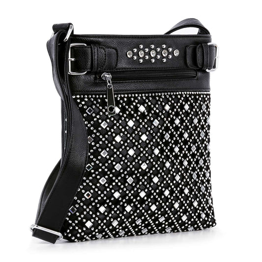 Decorative Rhinestone Crossbody Sling