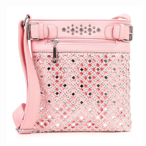 Decorative Rhinestone Crossbody Sling