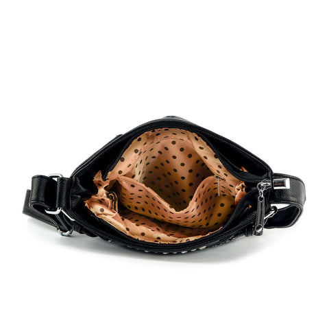 American Flag Heart Design Crossbody Bag