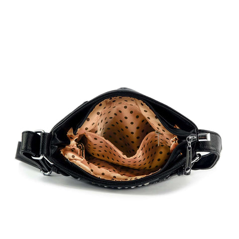 Unique Rhinestone Patterned Crossbody Sling