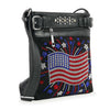 Americana Flag Burst Crossbody Bag