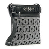 Unique Rhinestone Patterned Crossbody Sling