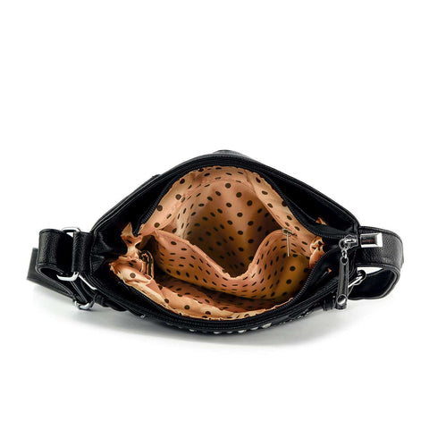 Unique Rhinestone Patterned Crossbody Sling