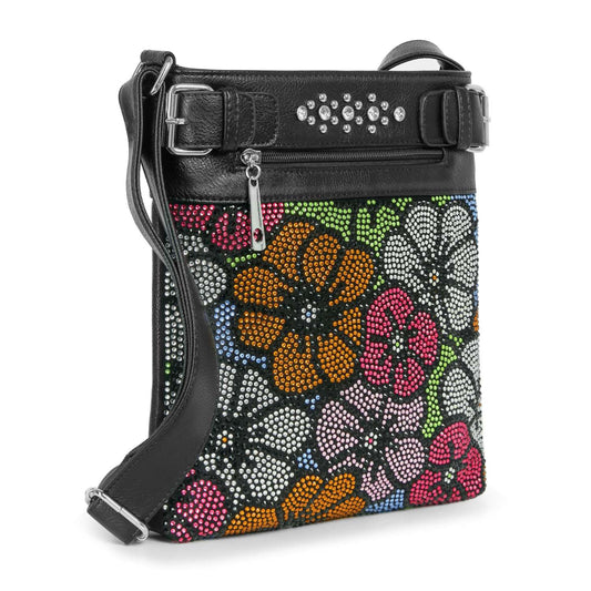 Colorful Floral Classic Crossbody Sling