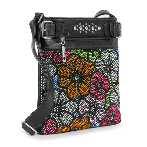 Colorful Floral Classic Crossbody Sling