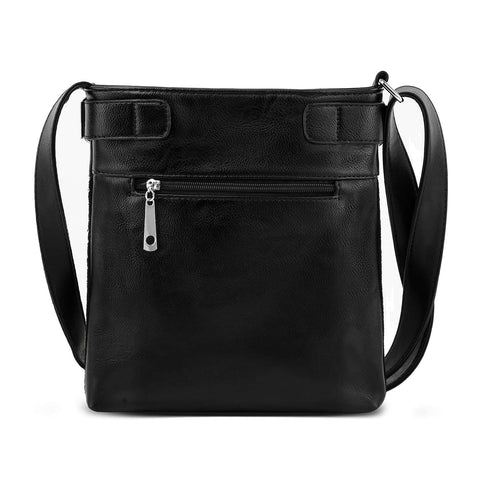Rhinestone Bling Mountain Scene Crossbody Sling