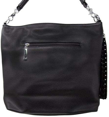 Sparkling Rhinestone Diamond Design Hobo