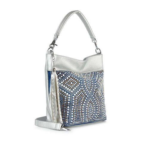 Rhinestone Bling Design Hobo Handbag