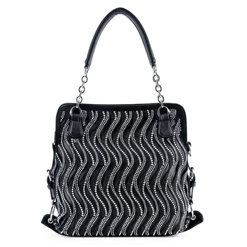 Beautiful Rhinestone Pattern Fashion Handbag