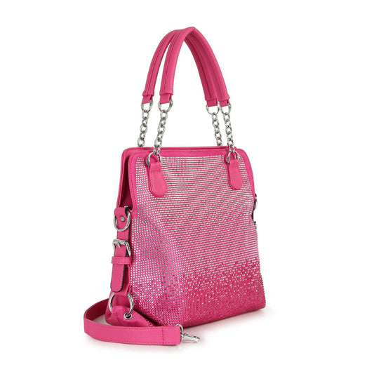 Stunning Ombre Rhinestone Shoulder Bag