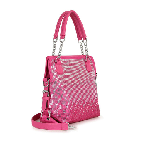 Stunning Ombre Rhinestone Shoulder Bag