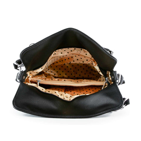 Wavy Flag Rhinestone Shoulder Bag