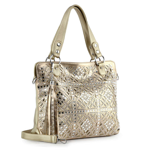 Rhinestone Diamond Design Handbag