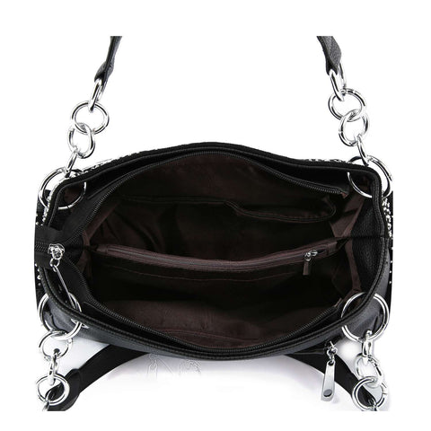 Denim Four Square Fashion Handbag