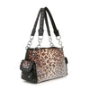 Glamorous Ombre Rhinestone Patterned Fashion Handbag