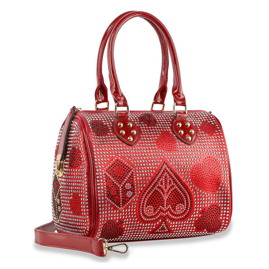 Rhinestone Gaming Design Satchel