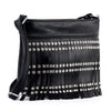 Studded Stone Fringed Shoulder Bag