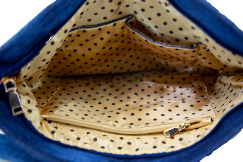 Bling And Beaded Fringe Hobo Handbag