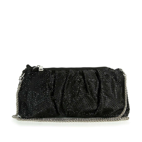 Pleated Sparkling Evening Bag