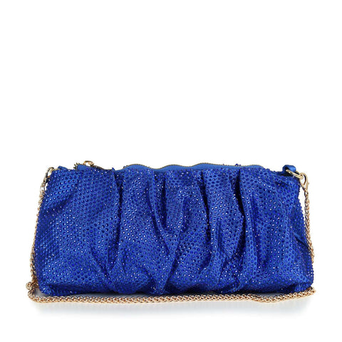 Pleated Sparkling Evening Bag