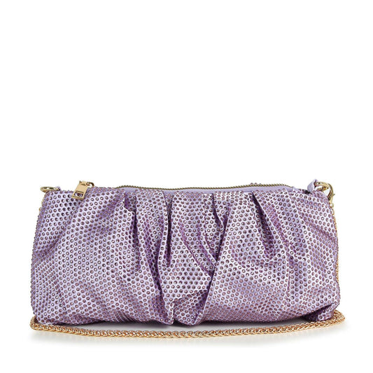 Pleated Sparkling Evening Bag
