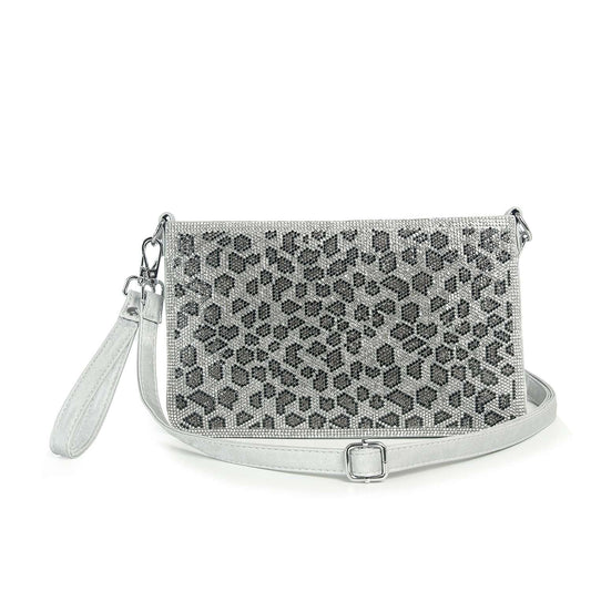 Abstract Leopard Pattern Petite Crossbody