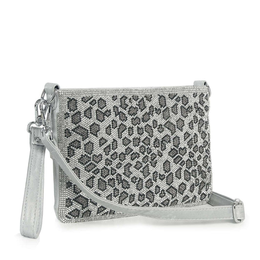 Abstract Leopard Pattern Petite Crossbody